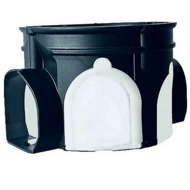 Hohlwanddosen winddicht Ø60x46mm flach mit Schrauben