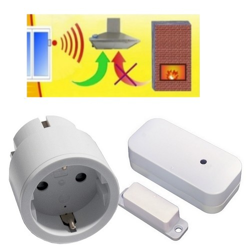 PA-810 Funk Abluftsteuerung SPARSET Intertechno IT-3 Funkstecker Fensterschalter