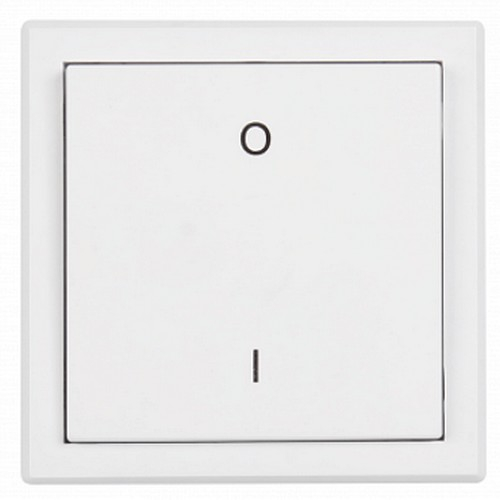 EWS-10 1-fach-Wandschalter Comfort Funk-Wandsender 1-Kanal McPower, Aufputz