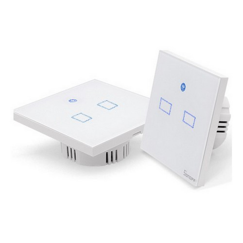 Sonoff T1 EU2 WiFi Luxus-Wandsender Glas mit Funkempfangsmodul