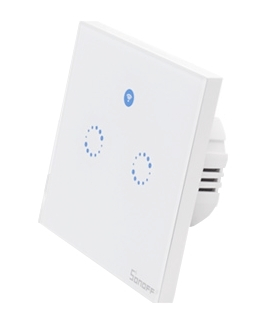 Sonoff T1 EU2 WiFi Luxus-Wandsender Glas mit Funkempfangsmodul