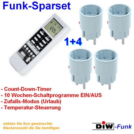 PD-58X Funkfernbedienung DTZ-505+ Funkstecker DIR-2300 Anzahl zur Auswahl