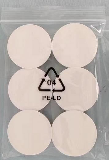 6 STECKEL weiß im PB-Beutel