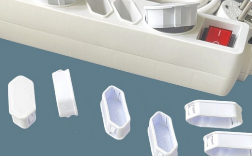 6 Stück Euro-STECKEL Abdeckungen für Eurosteckdosen