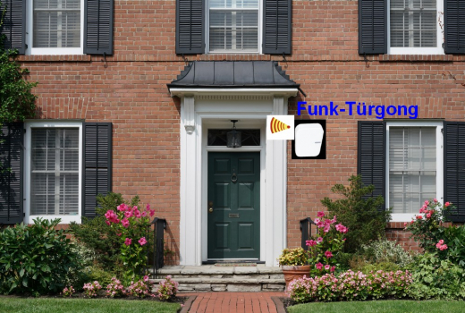 KG-800 Funk-Klingel Set mit kinetischem Taster und Empfänger