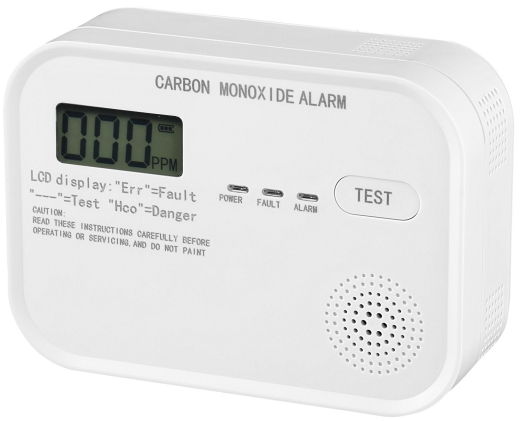 Kohlenmonoxid Melder ChiliTec CT-KM 107, hochgiftige Gase, Kamin, Gastherme