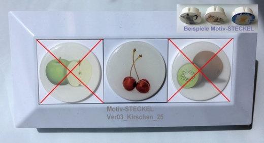 1x Doming-Aufkleber solo DA-Kirschen_25