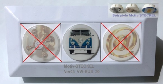 1x Doming-Aufkleber solo DA-VW-Bus_30