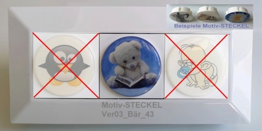 1x Doming-Aufkleber solo DA-Baer_43