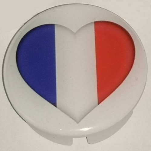 1x Doming-Aufkleber solo DA-157_FR_Herz