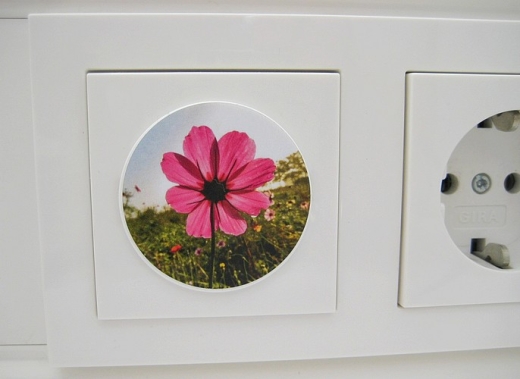 4 Stück Dekosteckel DS-402_Blume_rot
