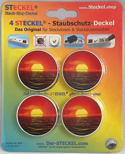 4 Stück Dekosteckel DS-412_Sonne