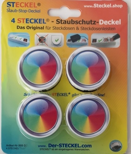 4 Stück Dekosteckel DS-447_Kugel_bunt