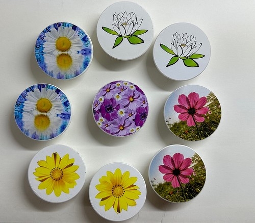 9 Stück Dekosteckel DS-9784_9xDeko_je2Blumen