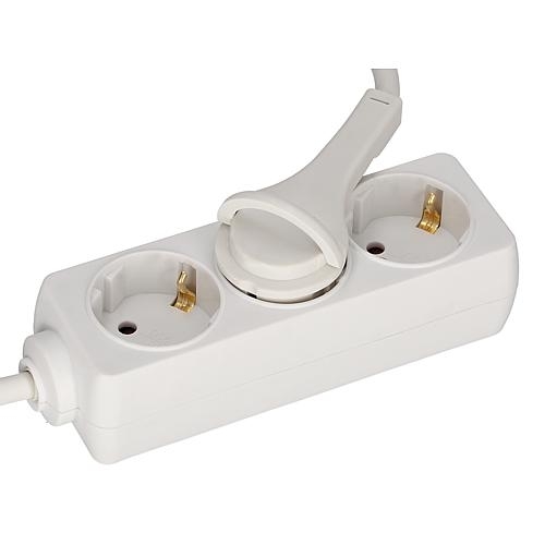 EL-045405 3-fach Steckdosenleiste 3,0m flacher Winkelstecker