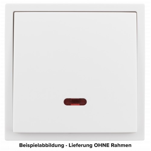ESH-343 Kontroll-Schalter komplett mit Wippe SHALLOW-weiss