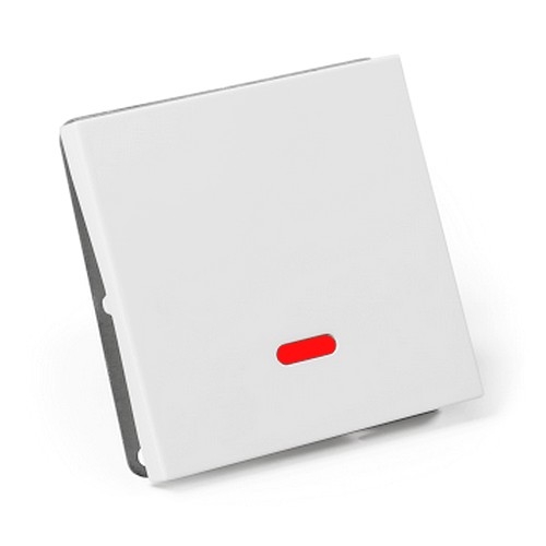 ESH-343 Kontroll-Schalter komplett mit Wippe SHALLOW-weiss