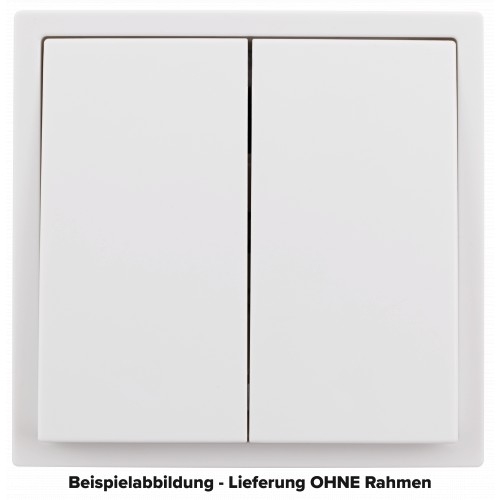 ESH-344 Serien-Schalter komplett mit Wippe SHALLOW-weiss