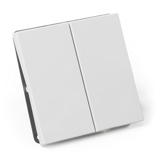 ESH-344 Serien-Schalter komplett mit Wippe SHALLOW-weiss