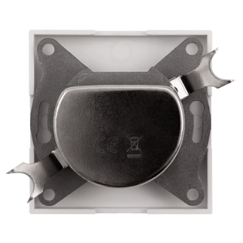 ESH-383 Antennendose für TV, Radio und Sat, UP, SHALLOW-weiss