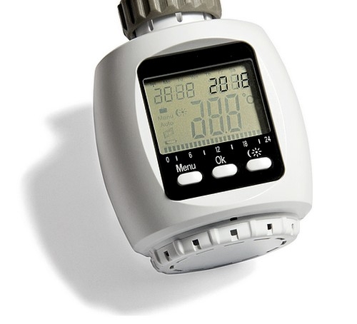 ITH-610 Funk-Heizkörper Thermostat Intertechno Wochen/-Urlaubsprogramm +Zubehör