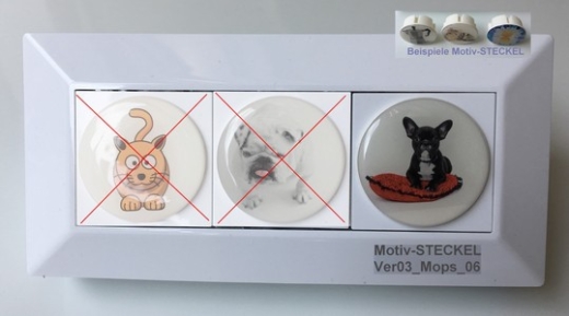 1x Doming-Deko-STECKEL MS-106_Mops