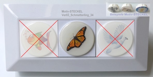 1x Doming-Deko-STECKEL MS-134_Schmetterling