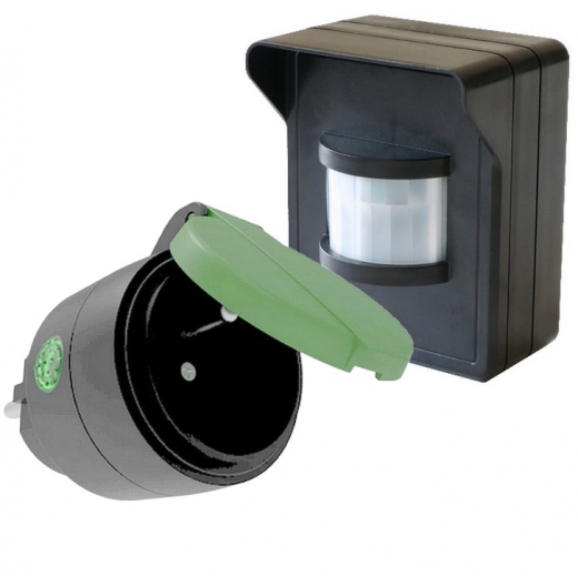 PD-543 DIW-FUNK Bewegungsmelder IP44 mit Outdoor-Funkstecker DOR-2300
