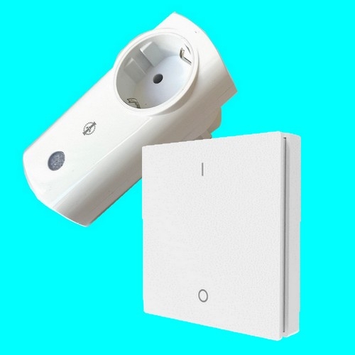 Pi-801: Intertechno Funkstecker IT-K2300 im Set komplett mit Timer-Wandsender DWS-10T