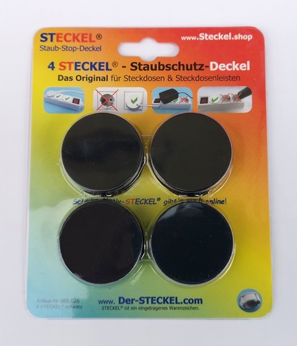 4-er Set Original-STECKEL schwarz