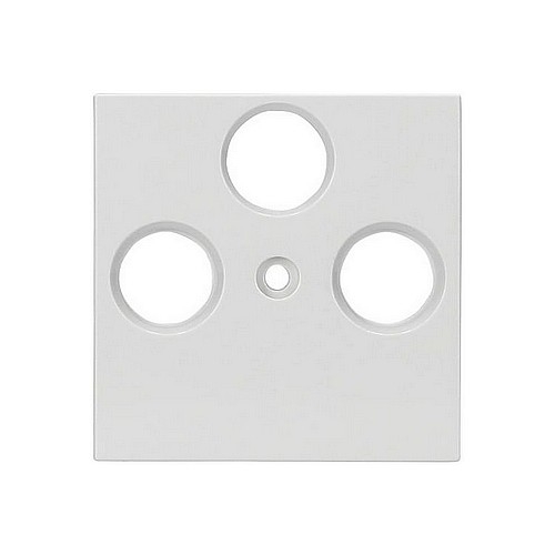 EGB Zentralscheibe für Antennendose 3-Loch reinweiß, 077080