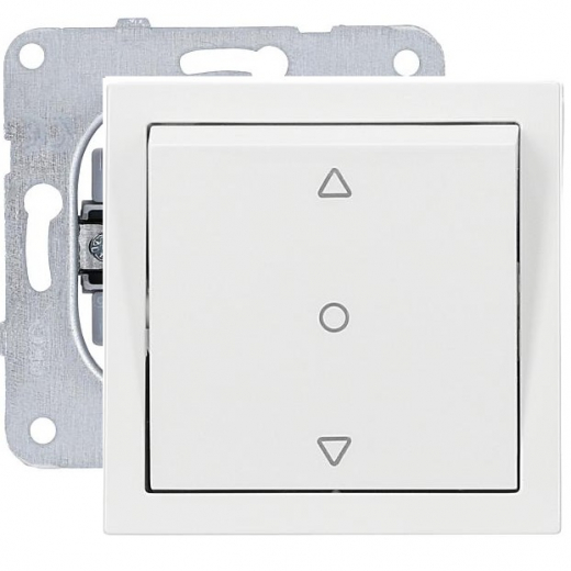Jalousie Schalter Einzelwippe Meridian reinweiß 080157-7060