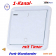 DWS-10T Funk-Wandsender mit Timer 1-Kanal DIW-Funk