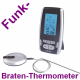Funk-Thermometer Grill Fleisch Braten Thermometer ET934