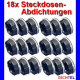 Profibox 18x Steckdosen Abdichtung DICHTEL schwarz DI-8026.S18 wind- luftdicht