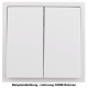 ESH-344 Serien-Schalter komplett mit Wippe SHALLOW-weiss