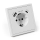 ESH-362 Steckdose +USB-A+USB-C SHALLOW-weiss