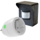 PD-540 DIW-FUNK SET Bewegungsmelder IP44 mit Empfänger Steckdose Lichtschalter