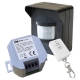 PD-546 DIW-FUNK Bewegungsmelder IP44 SET mit Einbau Empfänger 230V + Keysender