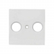 EGB Zentralscheibe für Antennendose 2-Loch reinweiß, 077075