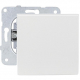 Taster - Schließer mit Wippe, EGB-Meridian reinweiß 080035-7005