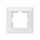 Meridian Standard 1-fach Rahmen reinweiß