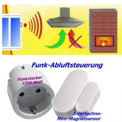 PA-710 Funk Abluftsteuerung SPARSET Intertechno IT-3 Funkstecker Fensterschalter