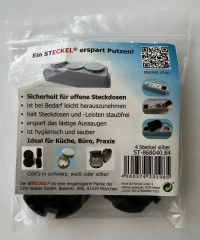 4-er Set Original-STECKEL Silber-Edition im PE-Beutel
