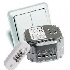 Sparset-12F+Intertechno Doppel Funkschalter ITL-2000 +2-f. Wandsender+Handsender