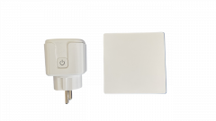 DIW-Funk KS-2300 Kinetisches Funk-Schaltset mit Funksteckdose und batterielosem Wandsender