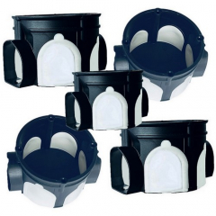 5x Schalterdose WINDDICHT SK05 Ø60x46mm flach