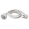 EL-041905 Schuko-Verlängerung 3,0m, weiß, flacher Winkelstecker